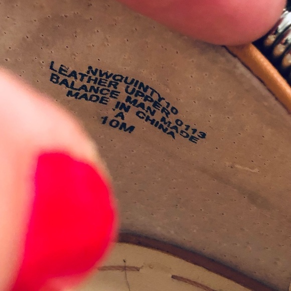 Nine West size 10 British tan open toe pumps neutral kitten heel - Picture 9 of 16